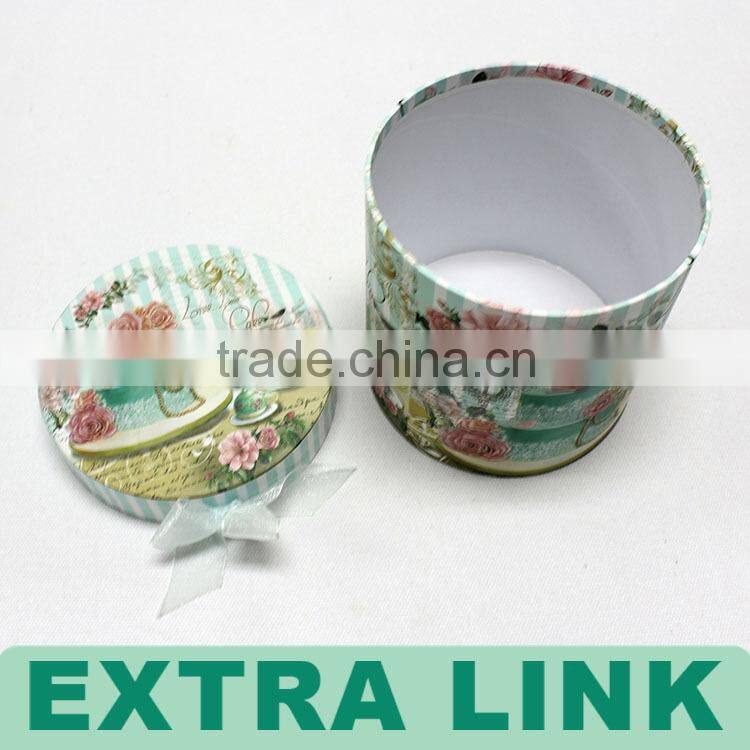 Fashion Slim long purple fancy paper made luxury candle paper tube