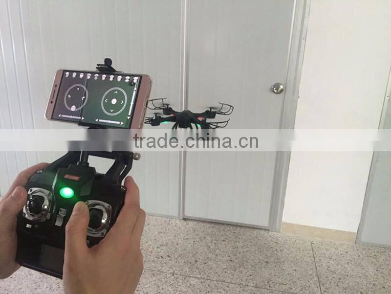 Rc Quadcopter Toys 2.4G 4 Channel Real-timeRemote Control Helicopter With HD Wifi Camera With One-key land /one-Key take off