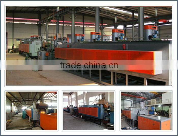 Continuous mesh belt gas carburizing quenching and tempering furnace for black screws