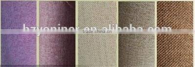 2015 hot sale 019 linen like curtain fabric ; made up curatin in hotel or home