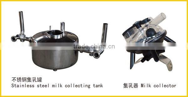 Herringbone type glass bottle metering milking parlor price