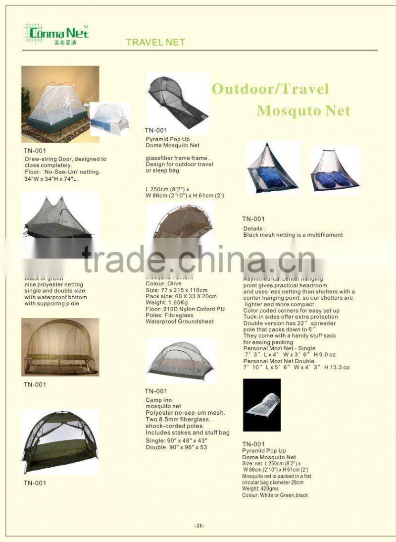 Travel mosquito net / Freestanding mosquito net