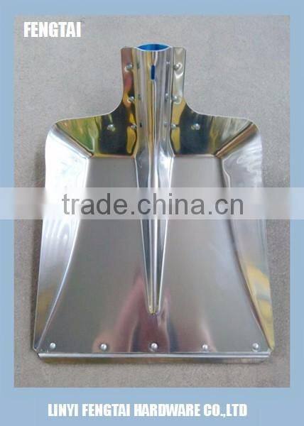 Manufacturers Rivet Square Aluminium Snow Shovel