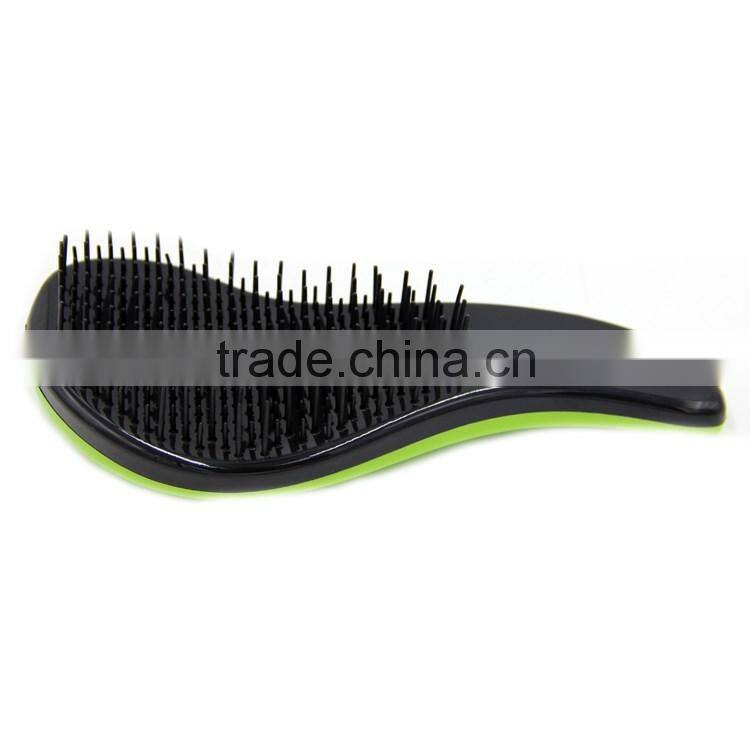 Professional Green hair extension tool Detangling Comb hair brush