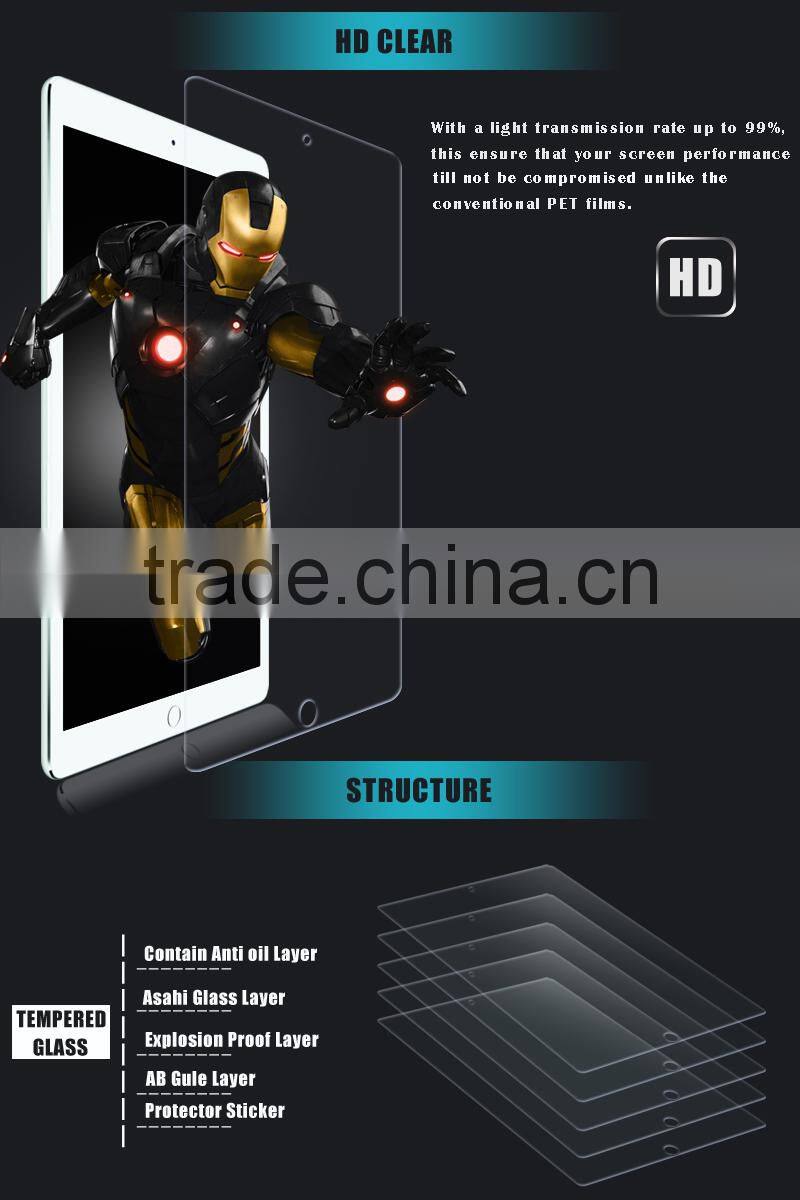 GVC Nanometer Anti-Explosion Tempered Glass 9H Screen Protector Film For APPLE iPAD MINI 4 LCD GUARDS 2.5D