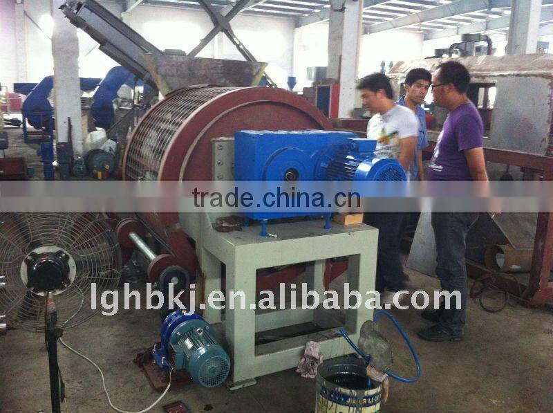 tire shredder machine-tire recycling plant