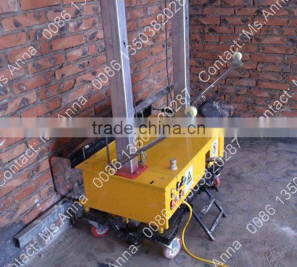 Automatic Wall Cement Plastering Machine For Block Wall