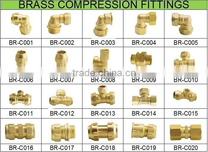 Brass fitting 5 way connector