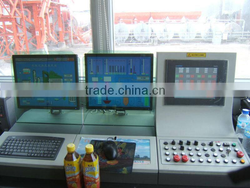 HLS180m3/h hot selling commercial concrete batch plant design