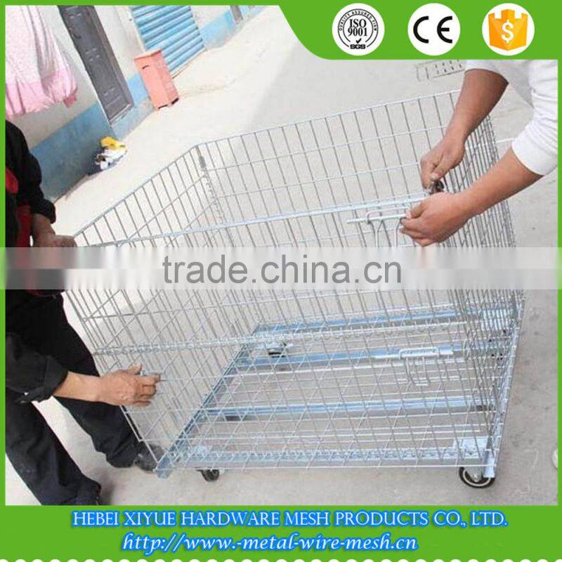 High capacity stackable storage Industrial wire mesh containers