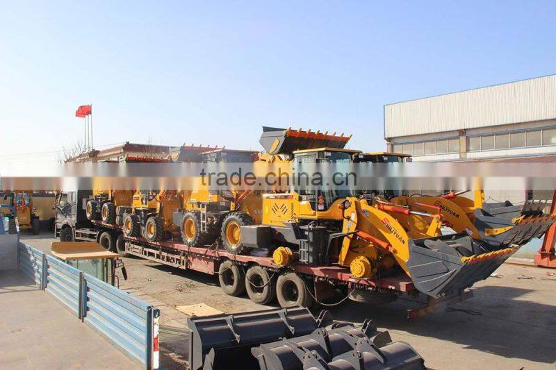 construction machine mini wheel loader with high quality and best price with rated power 38kw