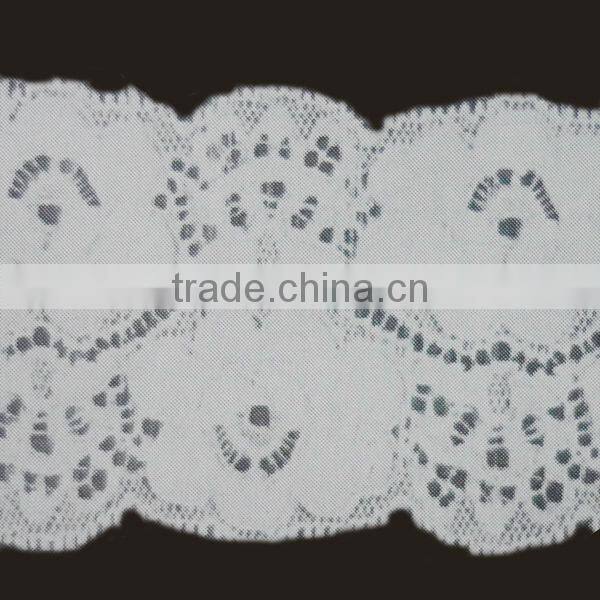 Crosses design Embroidery Lace