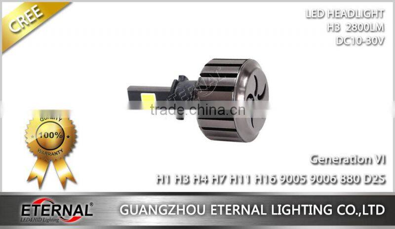 60W/pair universal size LED headlight kit H1 H3 H4 H7 H11 H13 9005 9006 880 D2S offroad car automotive motorcycle led bulb kit