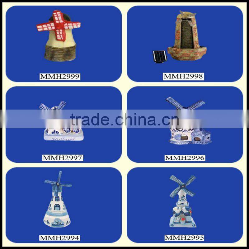 Tall Holland scene flower dutch windmill