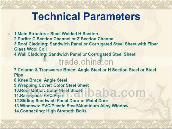 light steel chicken house