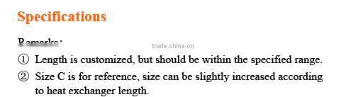 HVAC system type aluminum air to air plate heat exchanger recuperator