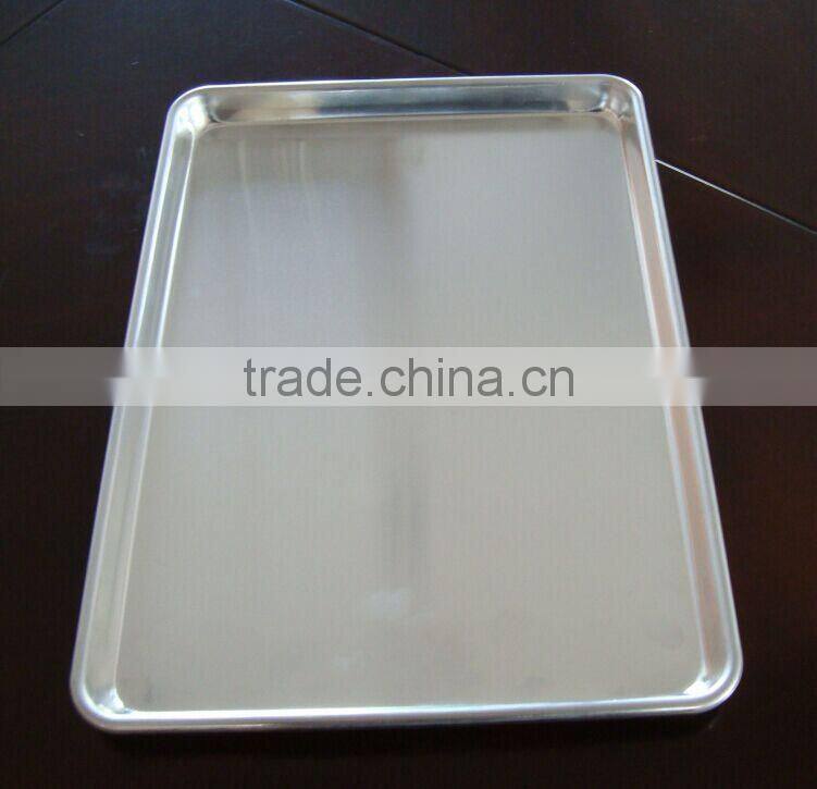 Aluminum cake baking pan, food display pan, aluminum service pan