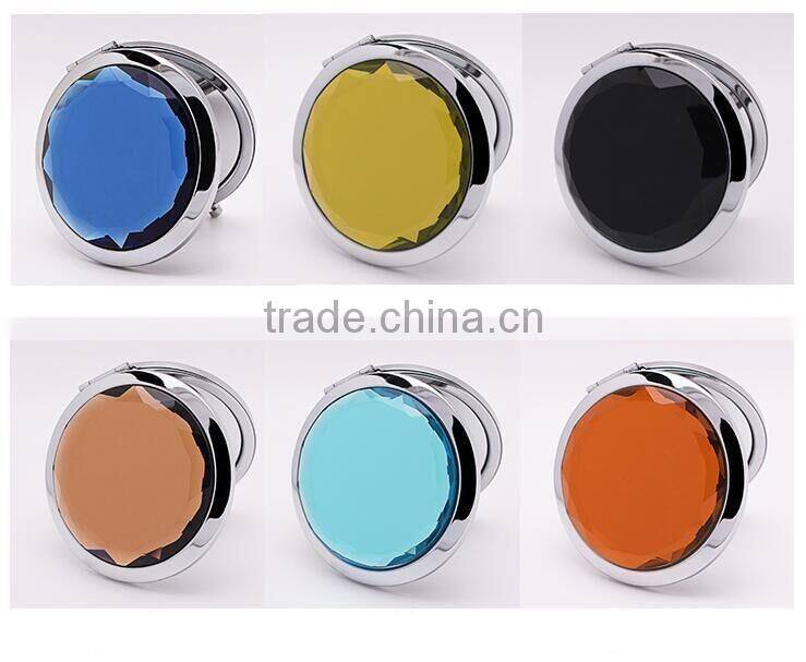 Crystal Metal Cosmetic Mirror pocket mirror compact mirror