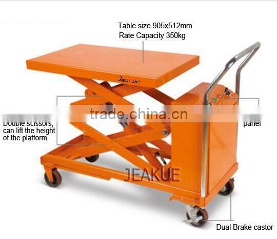 mini portable mobile Electric Lift table truck