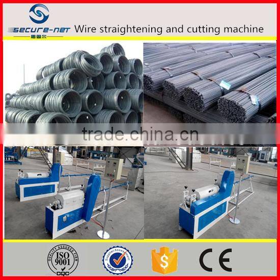 automatic rebar straightening and cutting machine