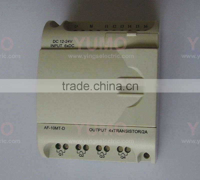 6 points DC input (analog), 4 points transistor output PLC without Programmable Intelligent Logic Controlle LCD Controller