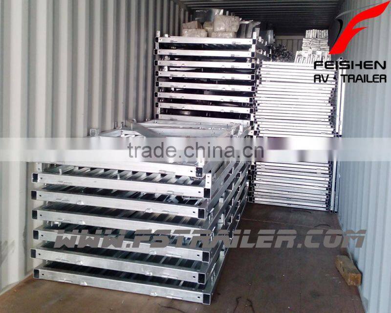 Hot Dip Galvanized Tandam Box Trailer