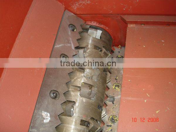 Waste plastic single shaft shredder machine