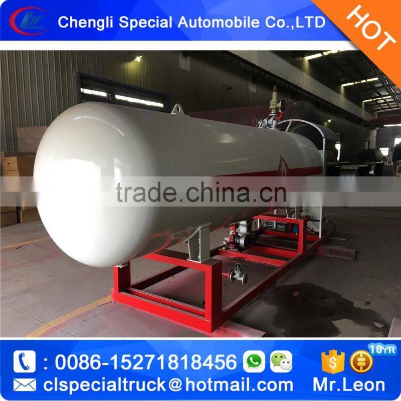 2.5Ton mini LPG filling tank 5m3 LPG refilling plant home cylinders bottling filling plant