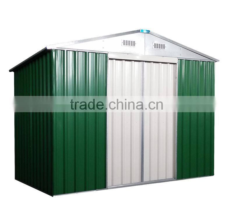 steel structure garden storage buildings China metal garden house