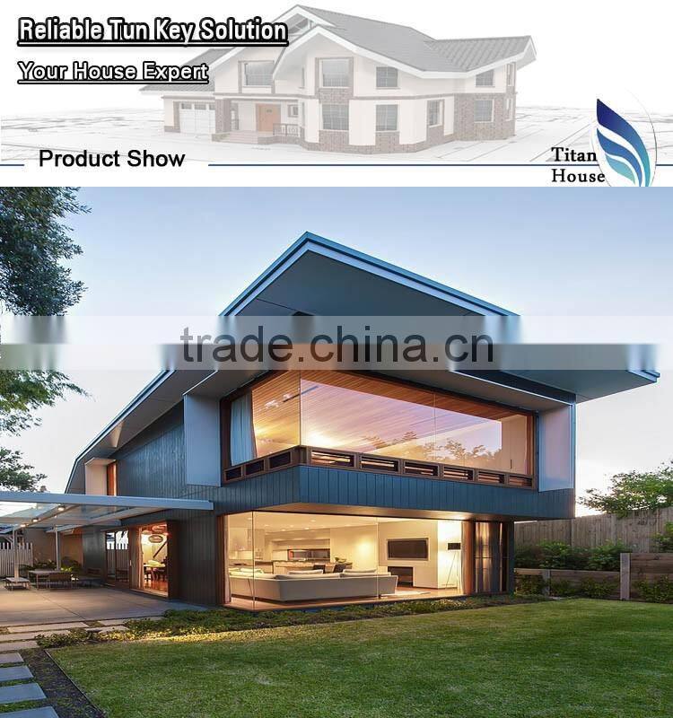 2 Storey Large Family Steel Glass House