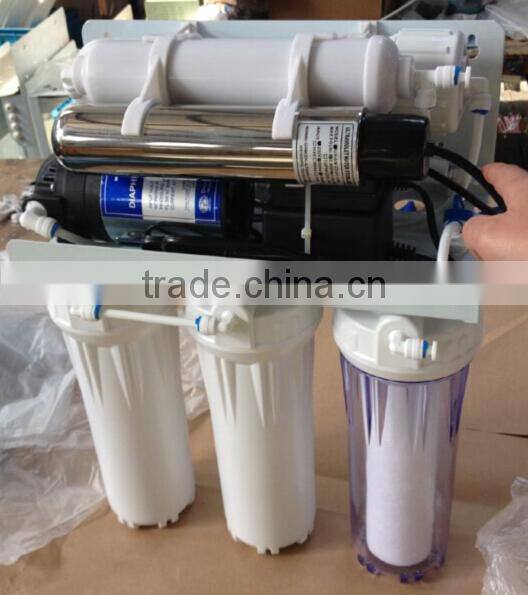 RO System Water Filter for 50GPD 6 Stages with UV
