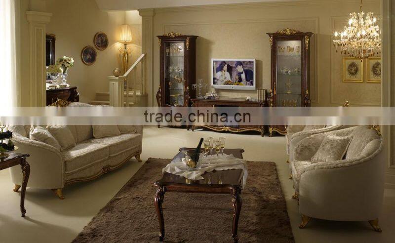 Italian Designed Promotional Upholstery Living Room Sofa/1+2+3 Living Room Sofa Set/European Living Room Furniture(MOQ=1 SET)