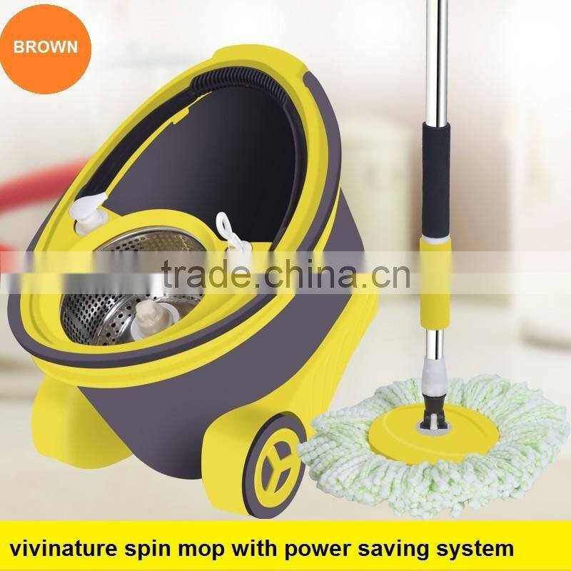 360 spin mop to easy portable with wheels