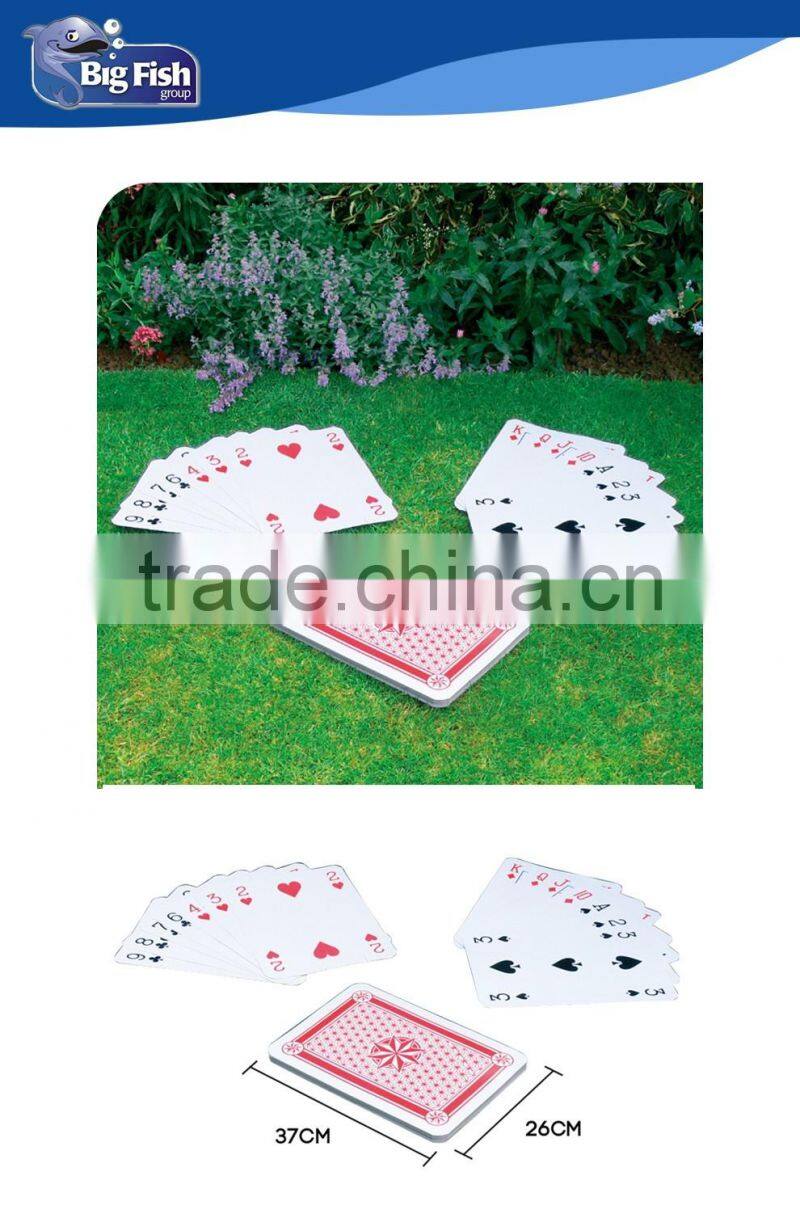 GIANT PLAYING CARDS JUMBO CARD PLAY YOUR CARDS RIGHT FAMILY PARTY GAME NEW