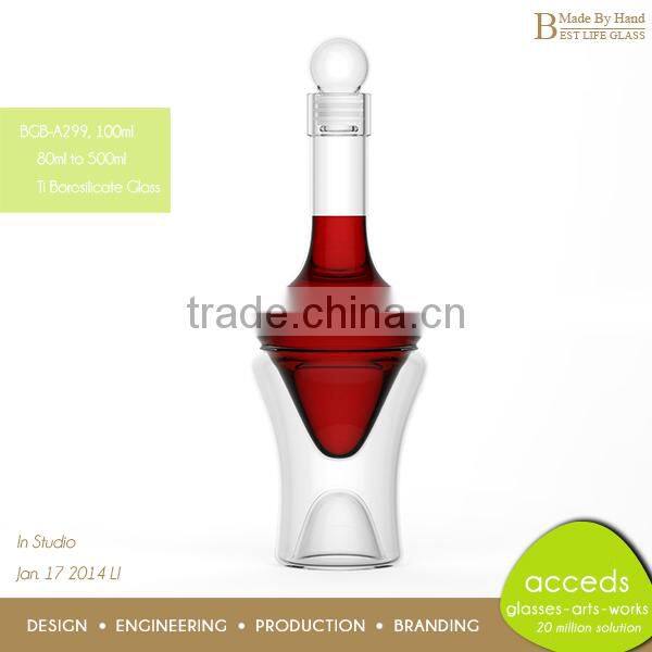 Promotional Funky Glass Wine Bottles 750ML