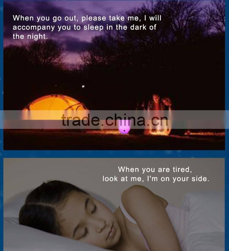 christmas gift battery powered led color changing table lamp