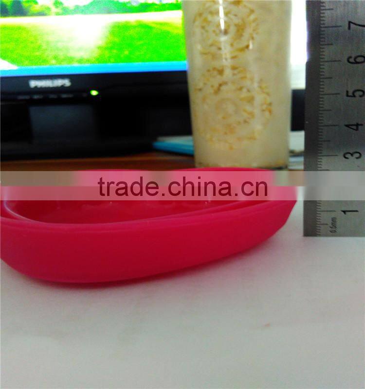 2015 Portable Heat Resistance Silicone Folding Cup Silicone Heart Shape Cup