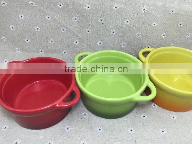 Wholesale stocked korean Ceramic decorative salad bowls