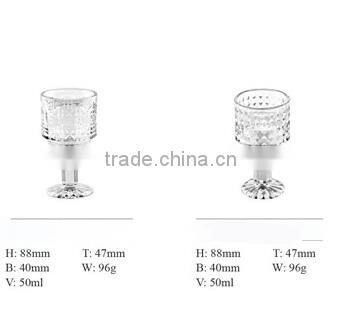2014 hot selling clear Wine glass glass cup Goblet