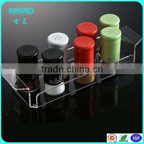 Wholesale Custom Lucite Plastic Rectangle Pop Acrylic Serving Tray Acrylic Condiments Tray