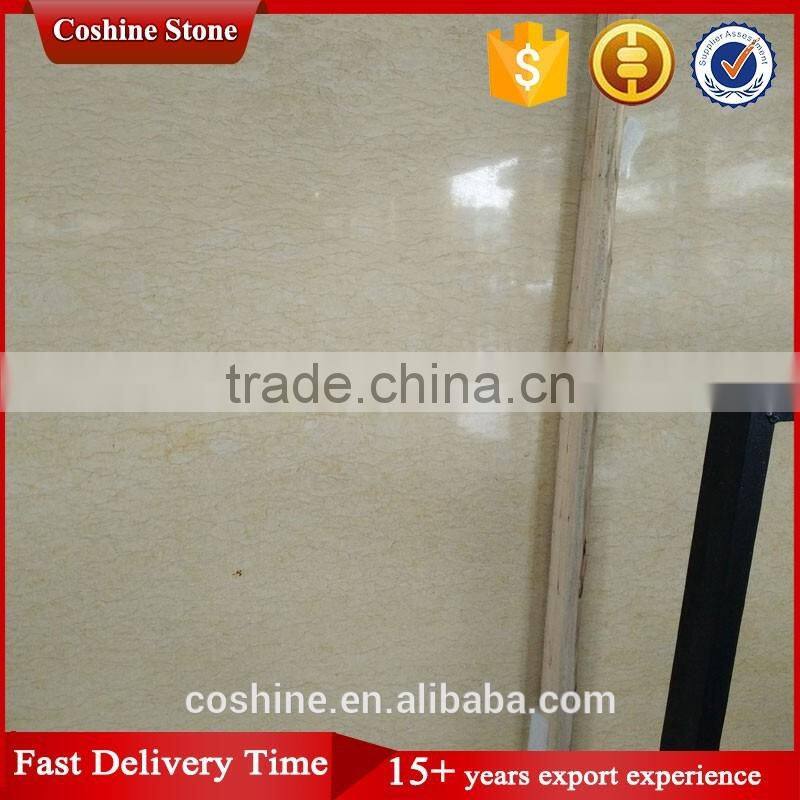 High glossy popular sunny beige marble slabs