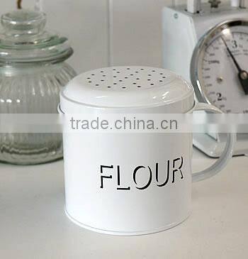 decal transfer metal flour shaker