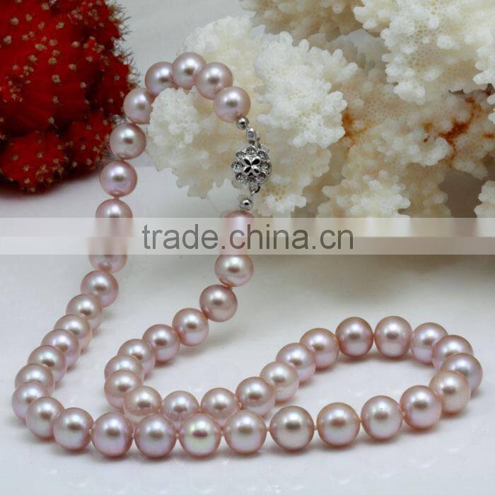 Best Quality 5-6mm Purple Freshwater Pearl Jewelry Necklace