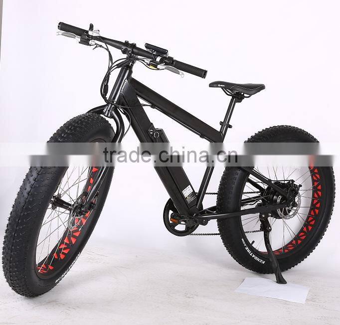 2017 New style 26 inch fat tire electric bike snow bike