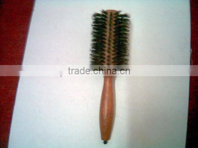 Wooden Rolling Hair Brush