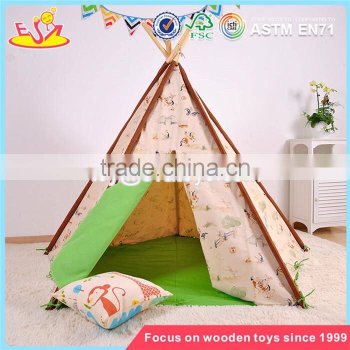wholesale indoor large playhouse toddler play tent most popular toy teepee toddler play tent W08L011