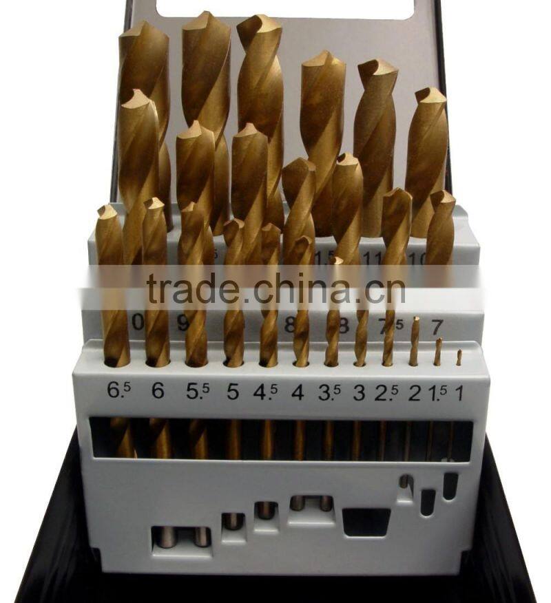 25pc High Quality HSS Steel Drill Bit Set