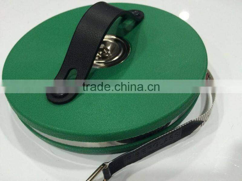 Berrylion high grade 30m fiberglass measuring tape round tape measure