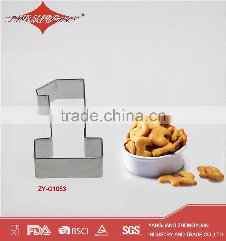 High quality flower shape stainless steel cookie cutter