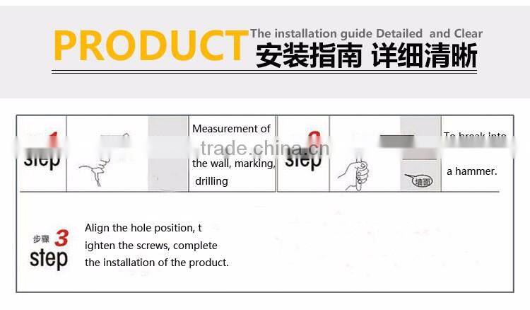 2016 The Hottest Wholesale Price Storage bath hardware factory supply stainless steel towel ring square